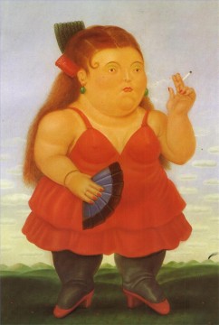 El español Fernando Botero. Pinturas al óleo